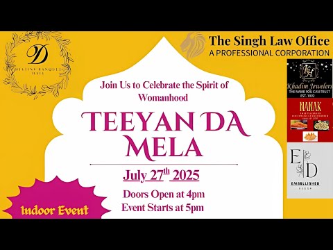 Teeyan Da Mela Bakersfield | Live Gidha Bhangra