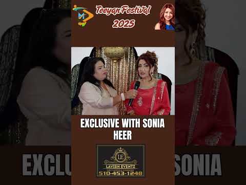 Teeyan Festival 2025 Exclusive Interview With Sonia Heer