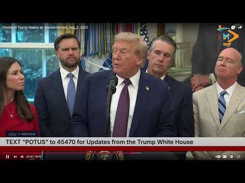 President Trump Makes an Announcement | ਰਾਸ਼ਟਰਪਤੀ ਟਰੰਪ ਨੇ ਕੀਤਾ ਐਲਾਨ