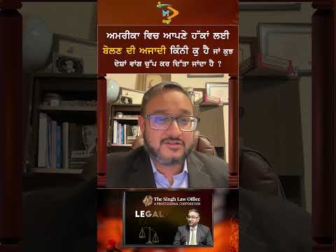 ਅਮਰੀਕਾ ਵਿੱਚ ਆਪਣੇ ਹੱਕਾਂ ਲਈ ਬੋਲਣ ਦੀ ਆਜ਼ਾਦੀ ਕਿੰਨੀ ਹੈ? | Freedom of Speech USA Explained