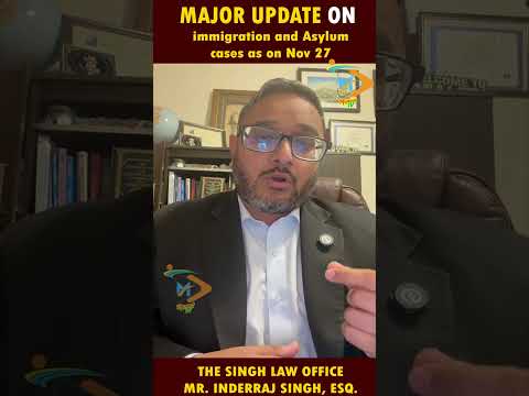 📢Major update on Immigration and Asylum Cases as on Nov 27 😮 #whitehouse #shorts #viralvideo
