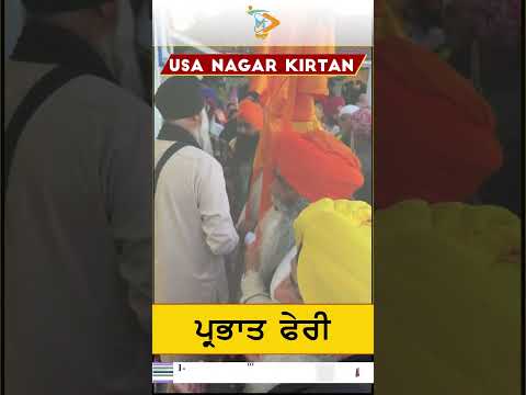 Prabhat Feri in USA | Sikh Sangat Celebrates Gurpurb with Love #short #reels