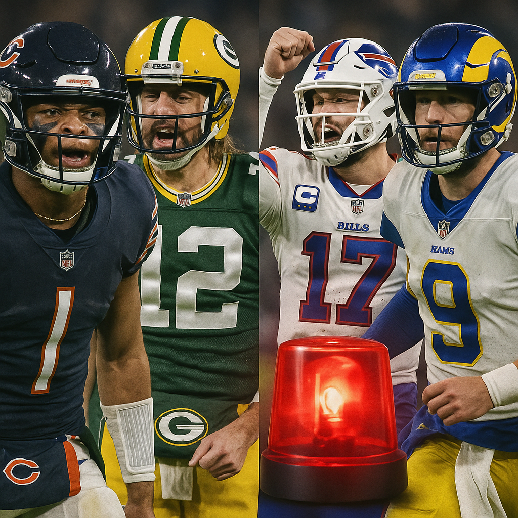 Bears DOWN Packers, Bills Survive Jaguars & Rams Remain Steady 🚨 REACTIONS to Wild Card Chaos