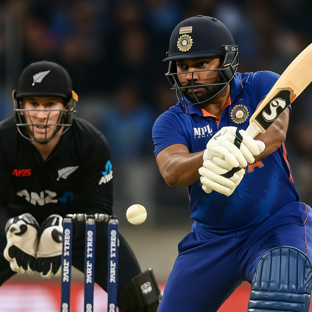 India halt NZ’s winning run and eye series spoils