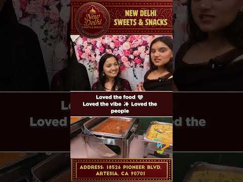 Loved the Food. Loved the Vibe. ❤️ #NewDelhiSweetsAndSnacks #foodlover