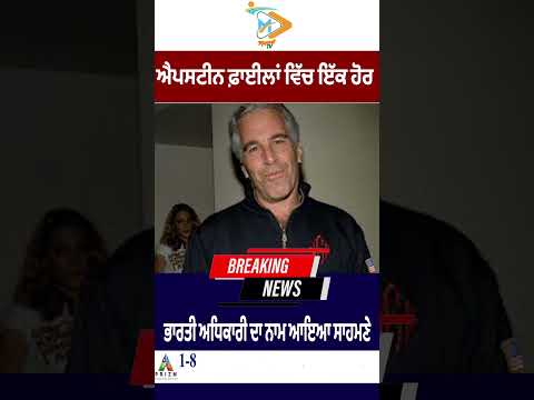 Another Indian official’s name surfaces in the Epstein files