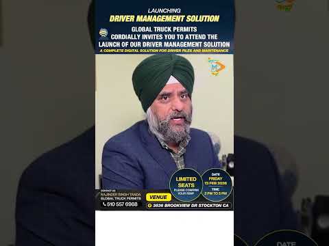 DOT & CHP Audits Are Getting Strict Driver Management Solution by Global Truck PermitsThe truc