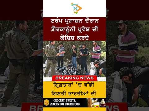 Indians among large number arrested under Trump | #punjabinews #trump