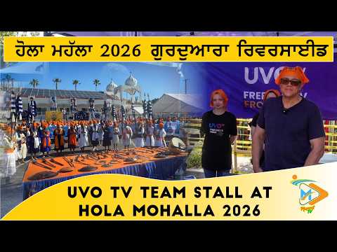 UVO TV Team Stall at Hola Mohalla 2026 🎤📺 Exclusive Bytes with Mannat TV