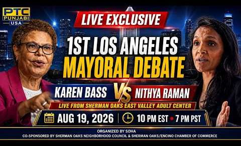 LIVE Mayoral Debate: Karen Bass vs. Nithya Raman | 1st Los Angeles Mayoral Debate 2026